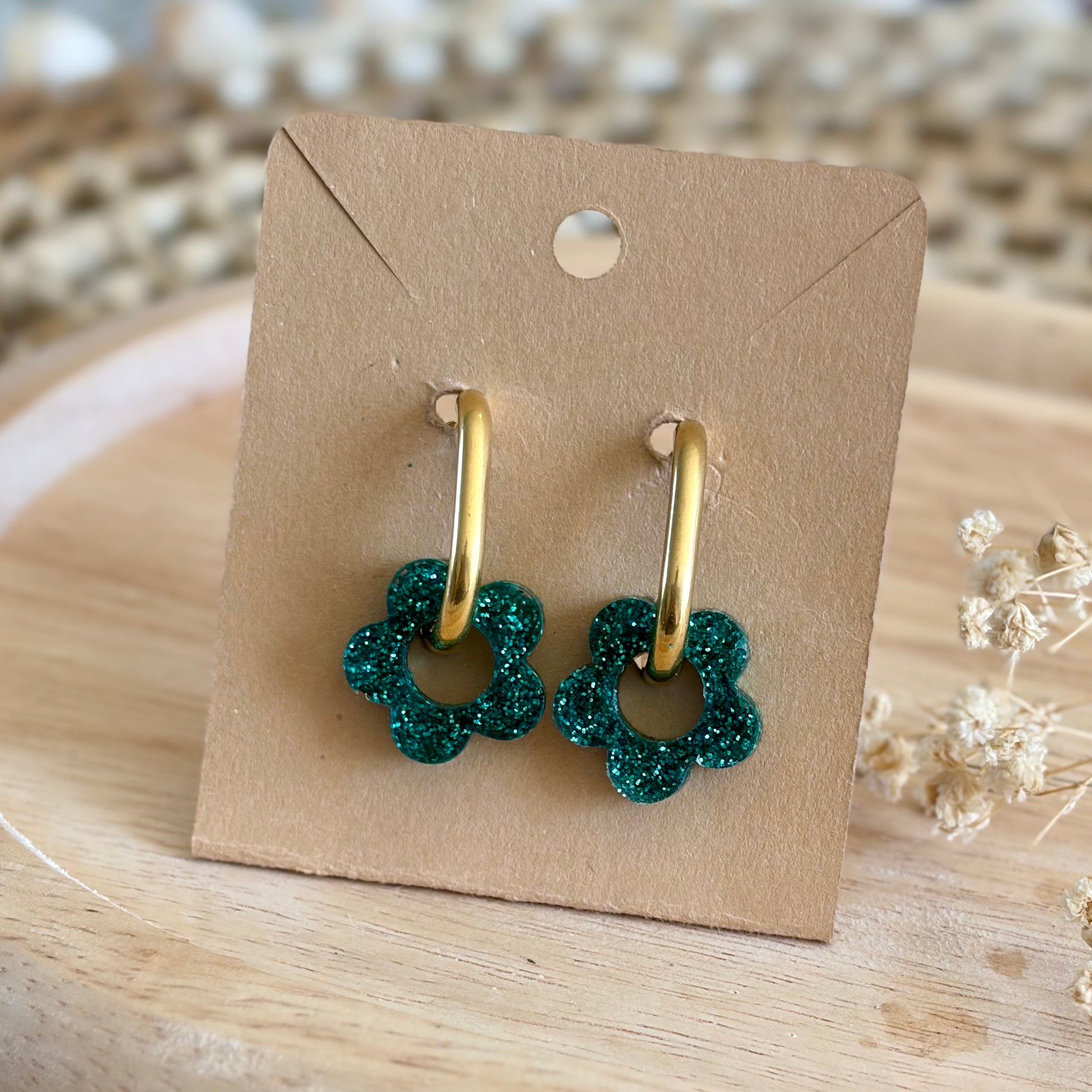 Fleur | Paillettes « Lagon »