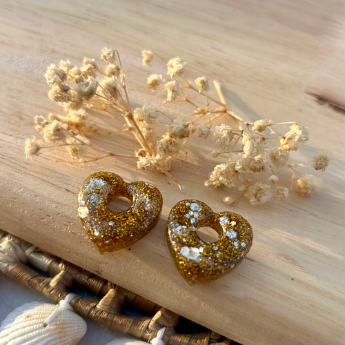 Cœur | Champagne à paillettes