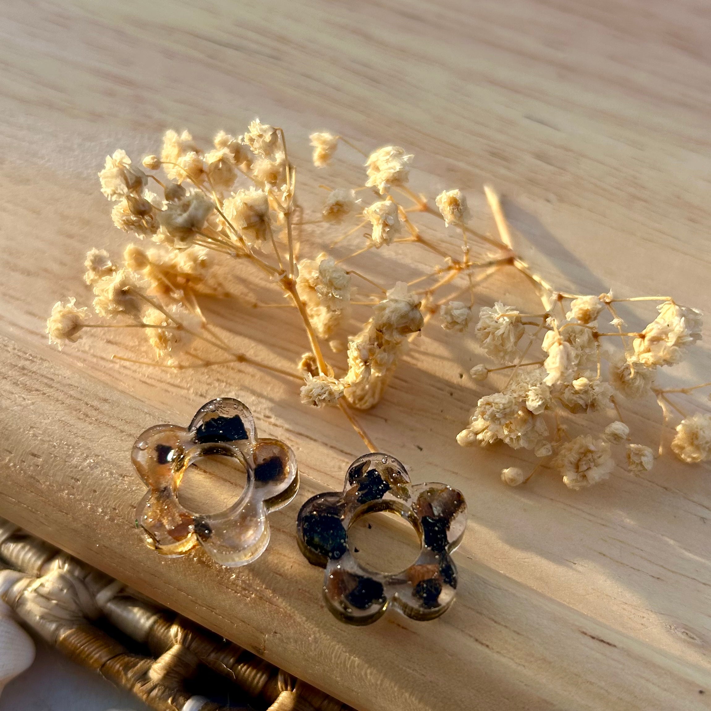 Fleur | Fragments noirs & dorés