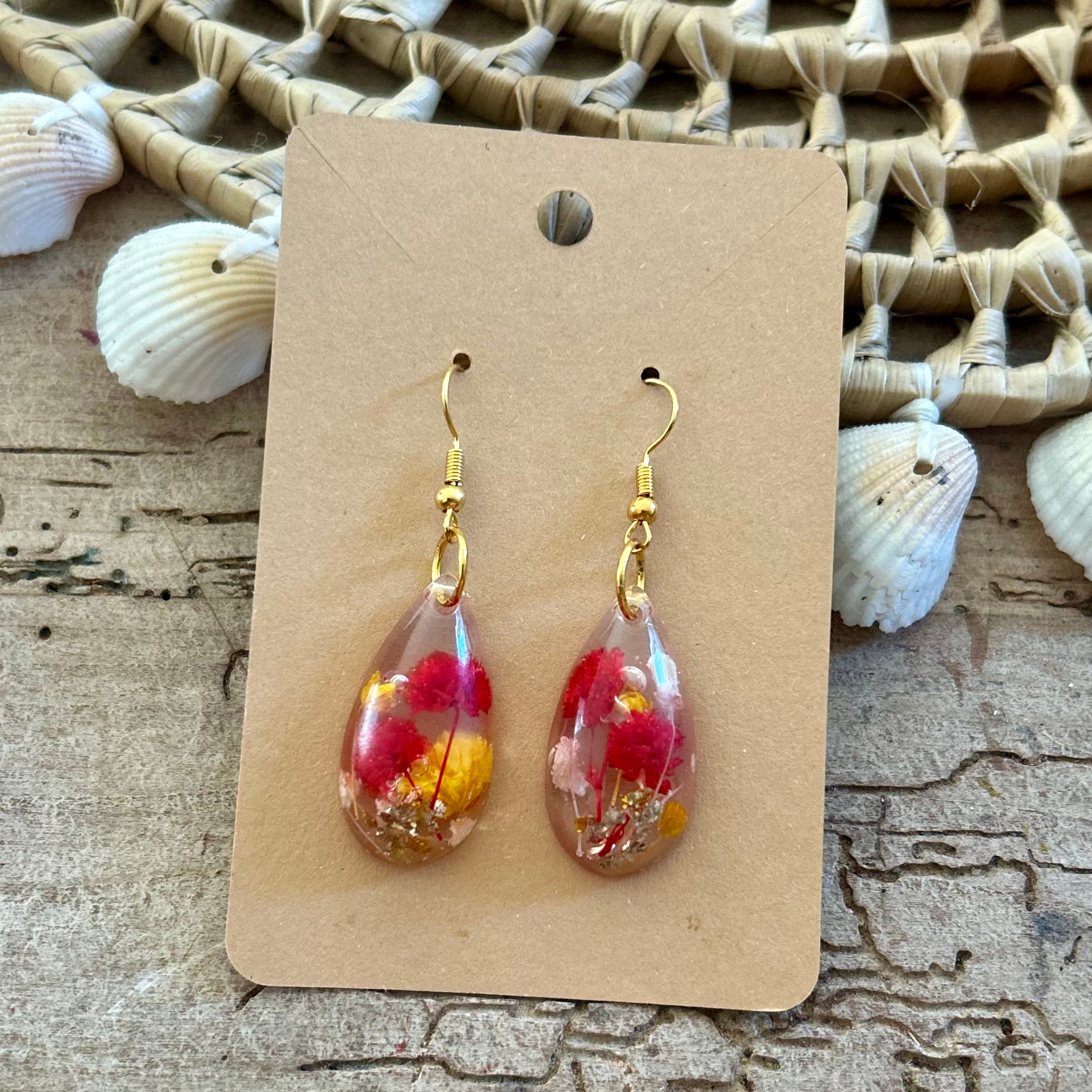 Gouttes | Gypsophile rouge & jaune