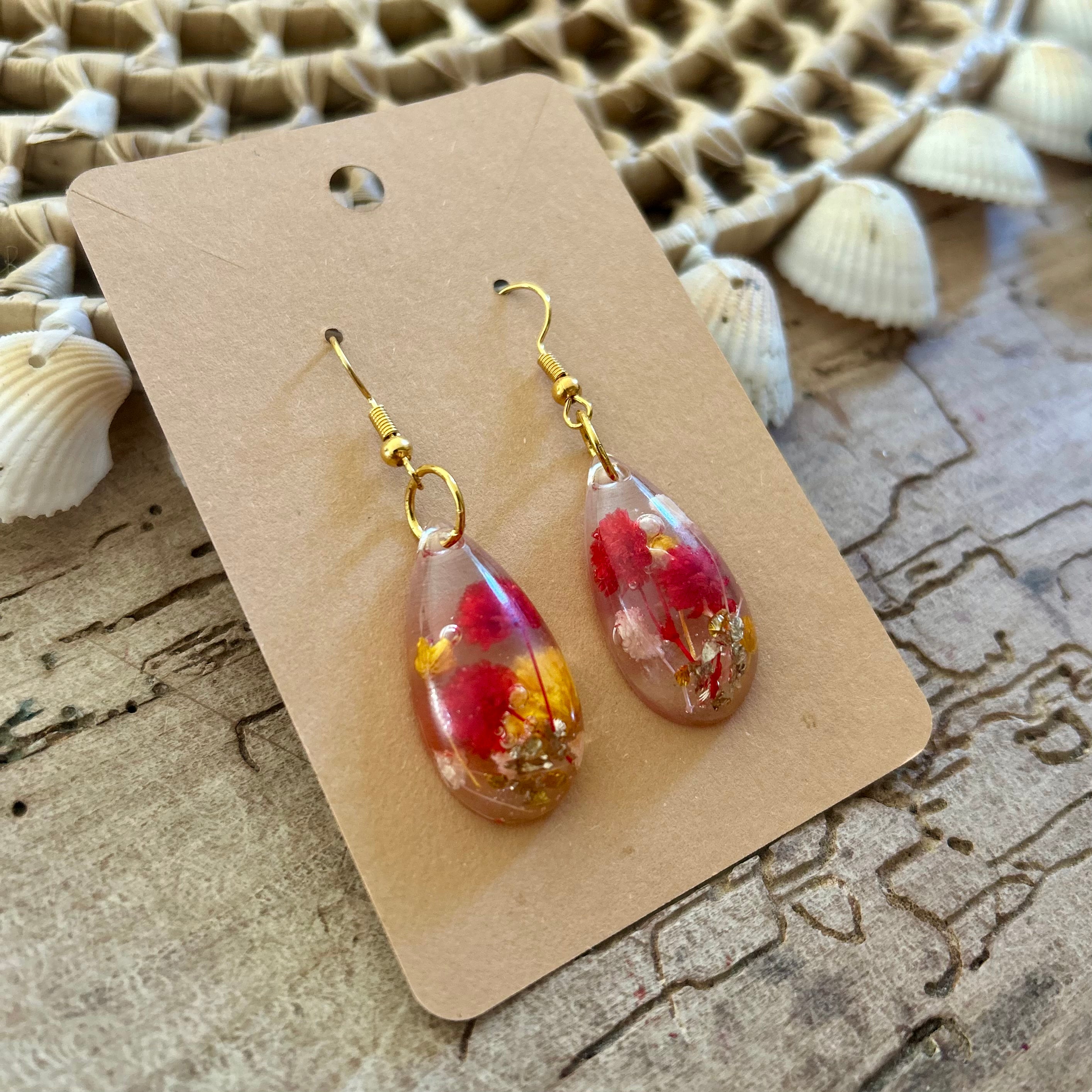 Gouttes | Gypsophile rouge & jaune