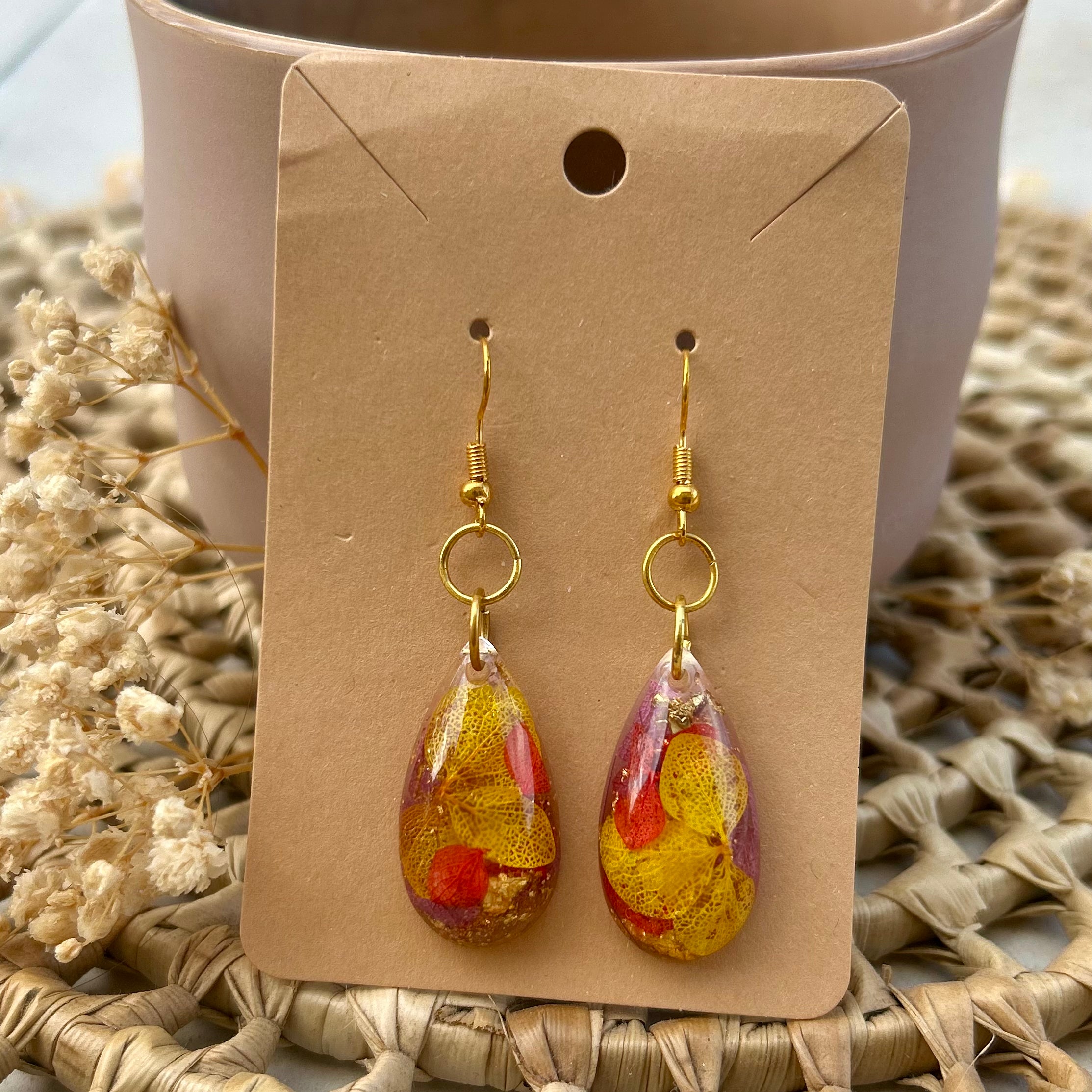 Gouttes | Hortensias mutlicolores