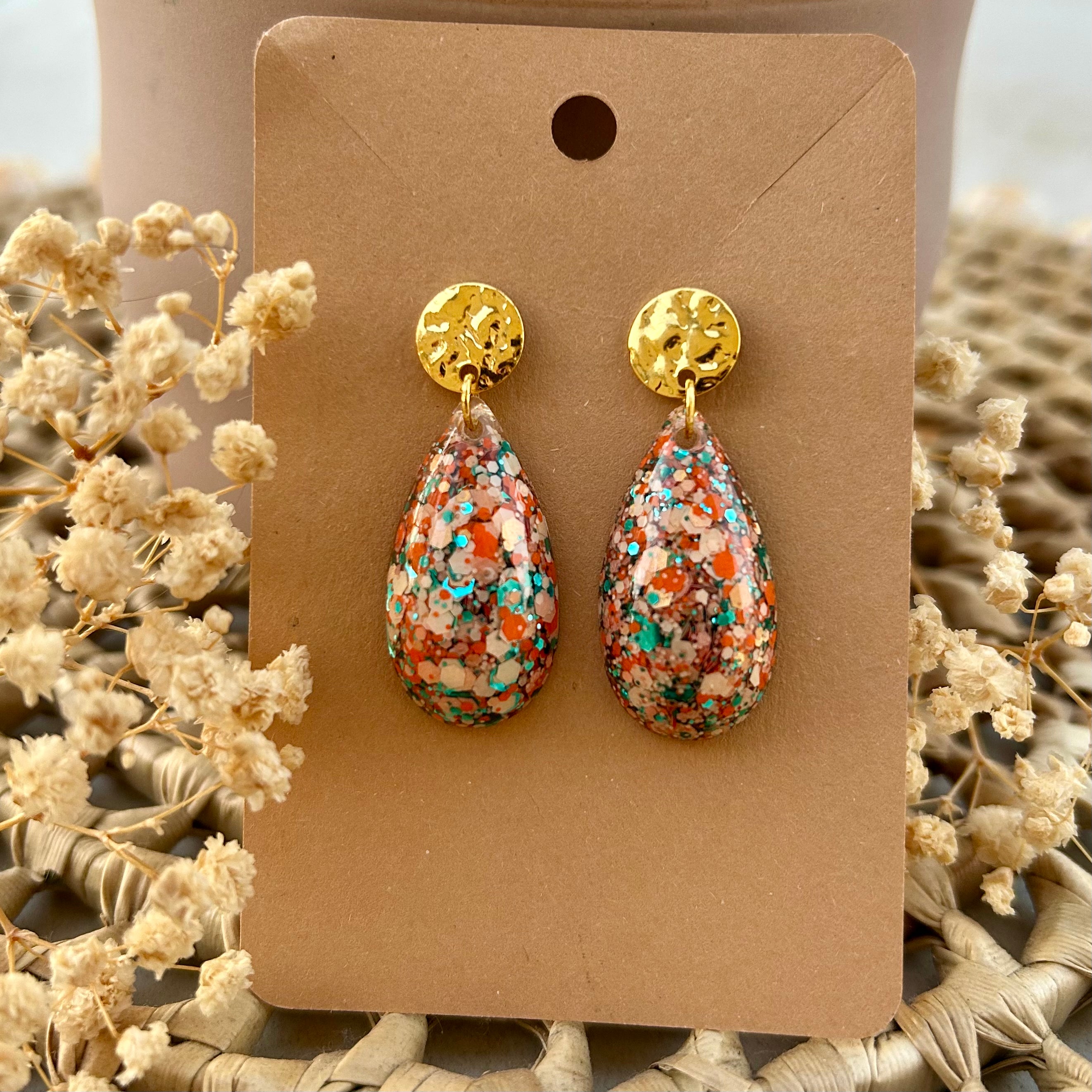 Gouttes | Confetti orangé