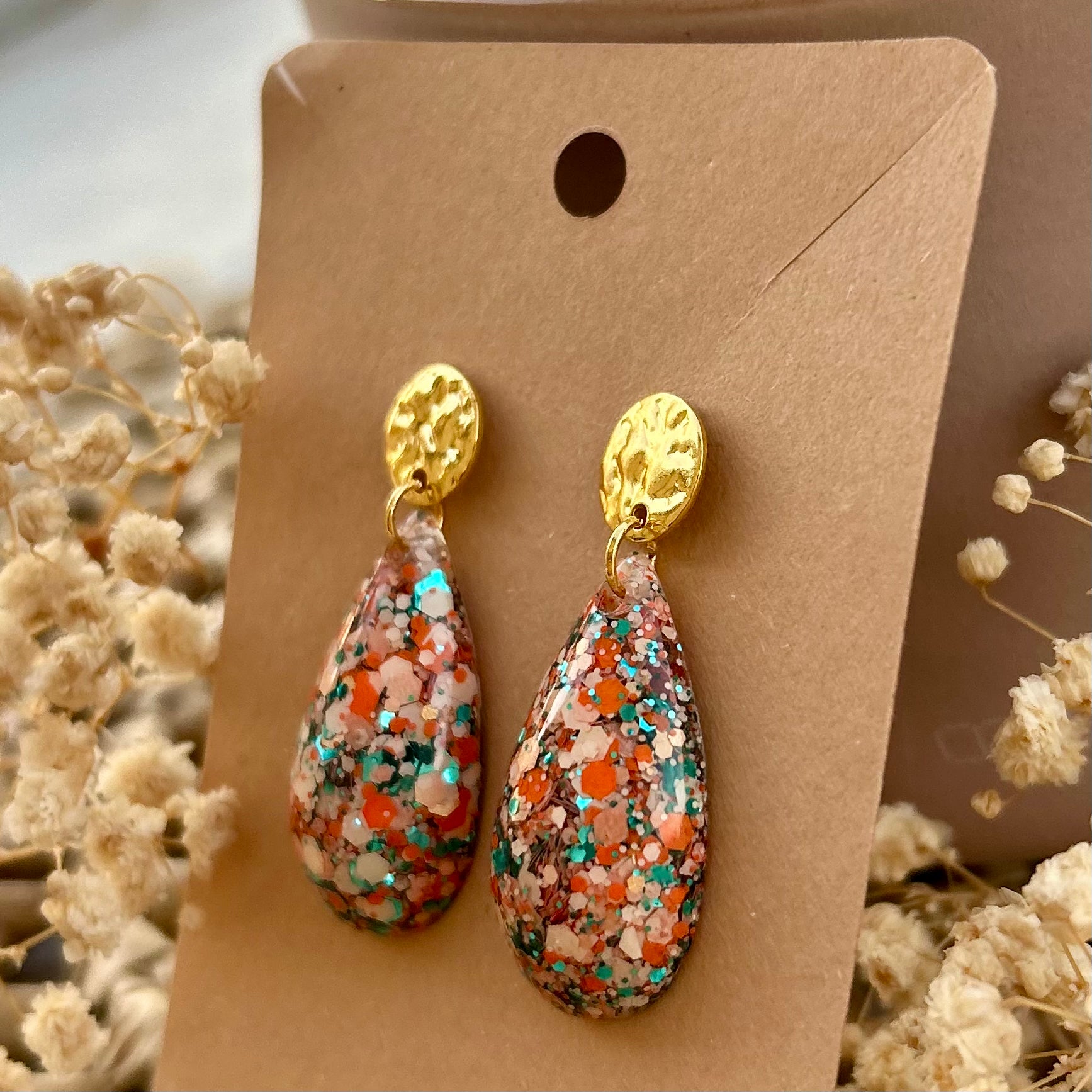 Gouttes | Confetti orangé