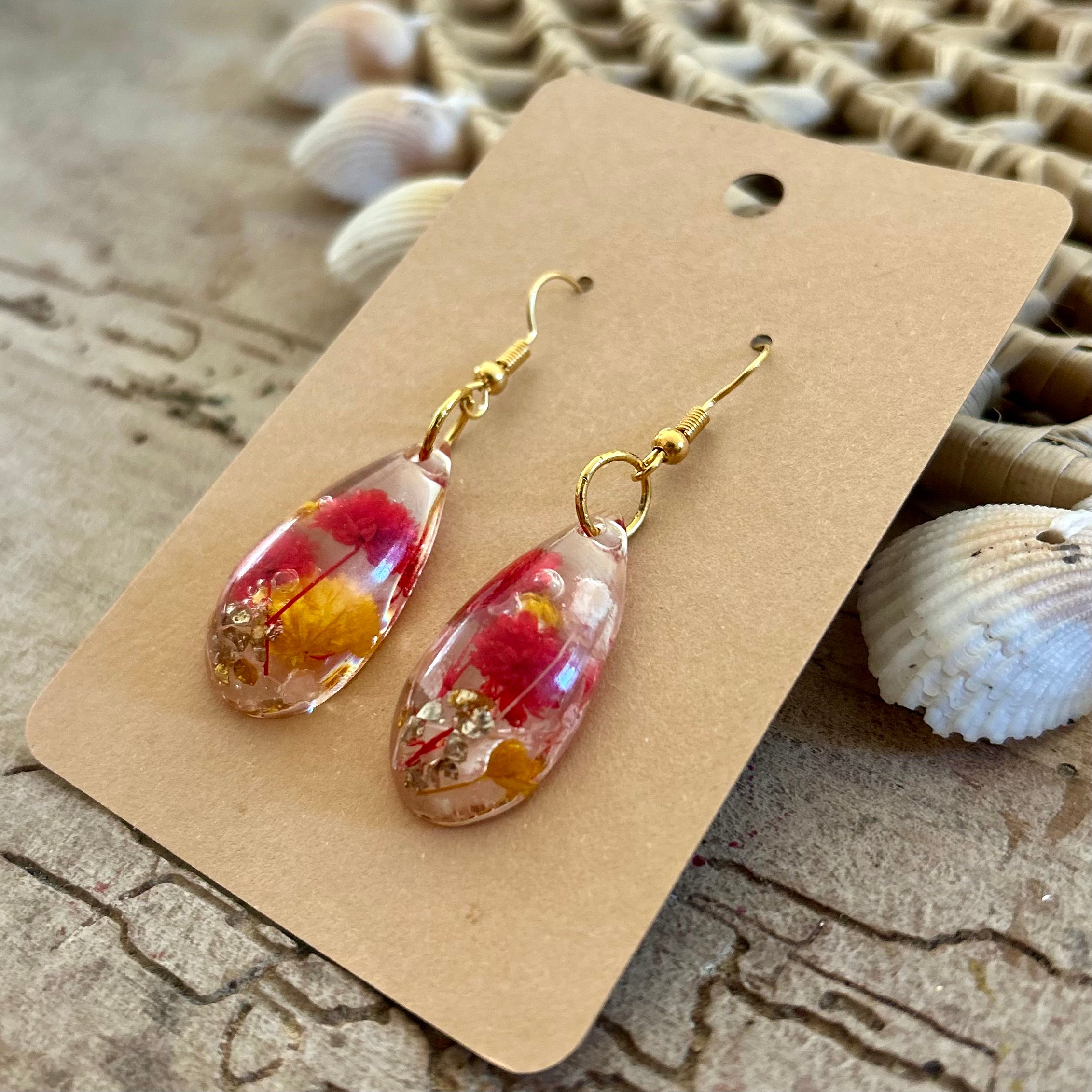 Gouttes | Gypsophile rouge & jaune