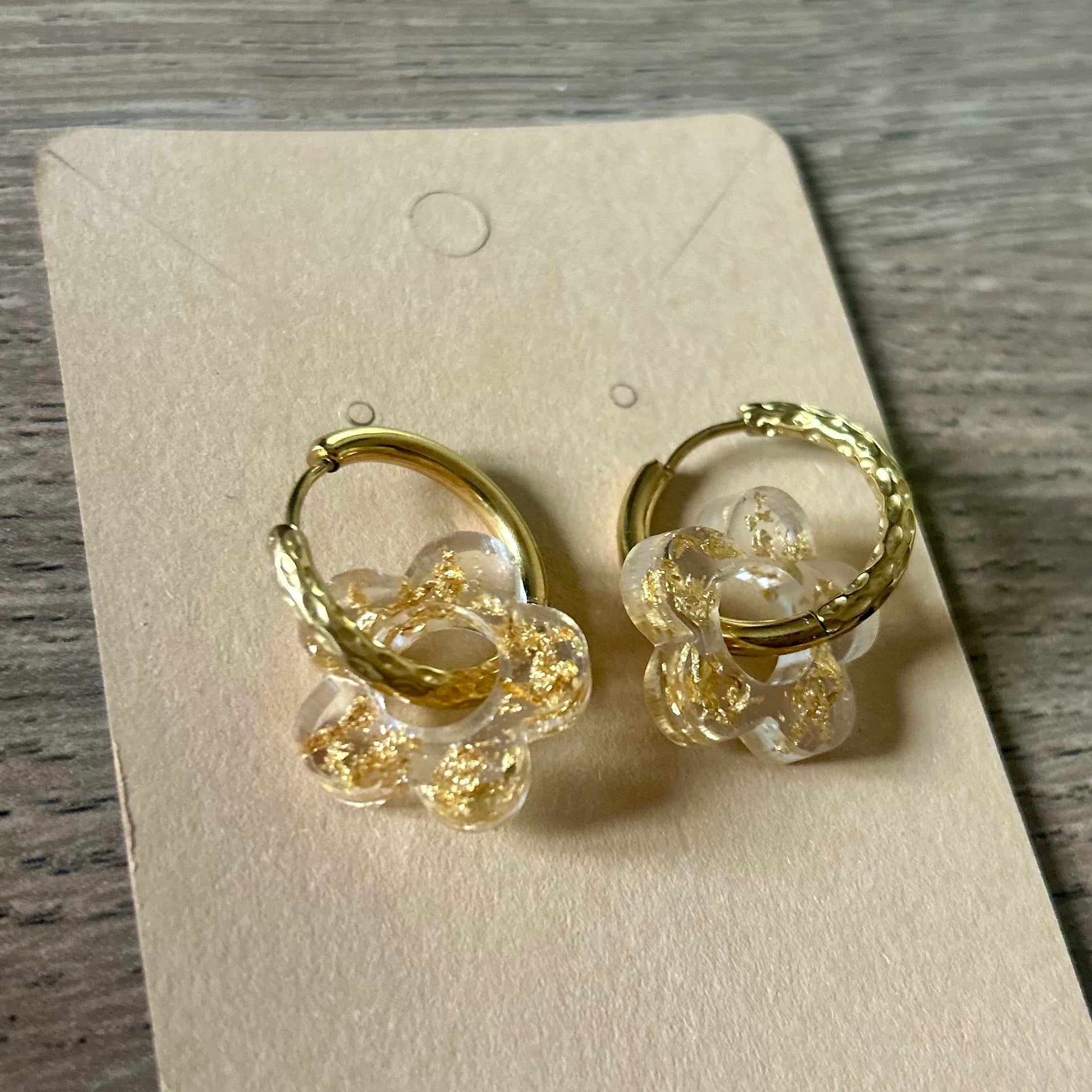 Fleur | Feuilles d'or