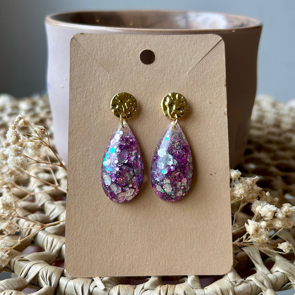 Gouttes | Roses à paillettes