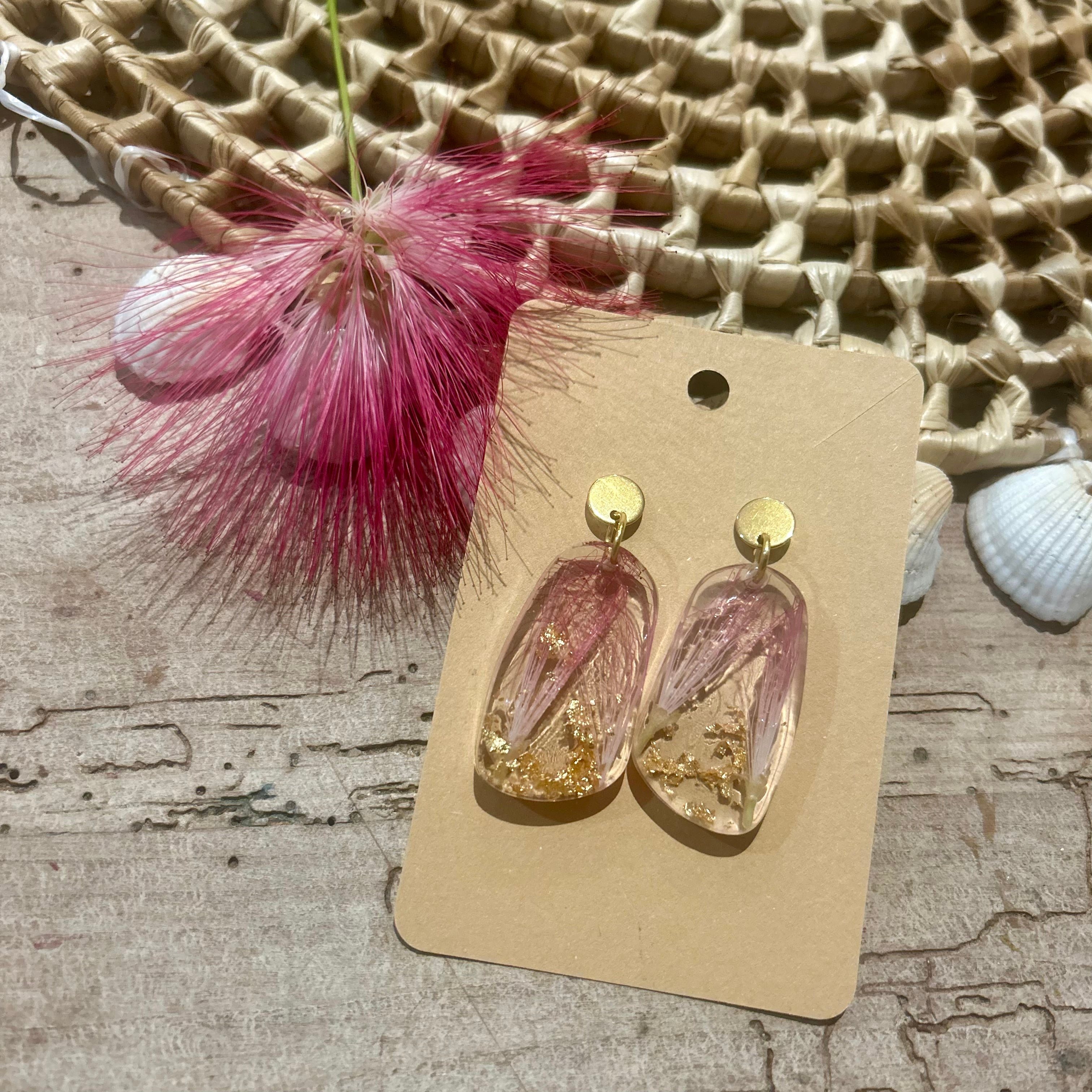 Maxi allongées | Abizia et feuilles d'or