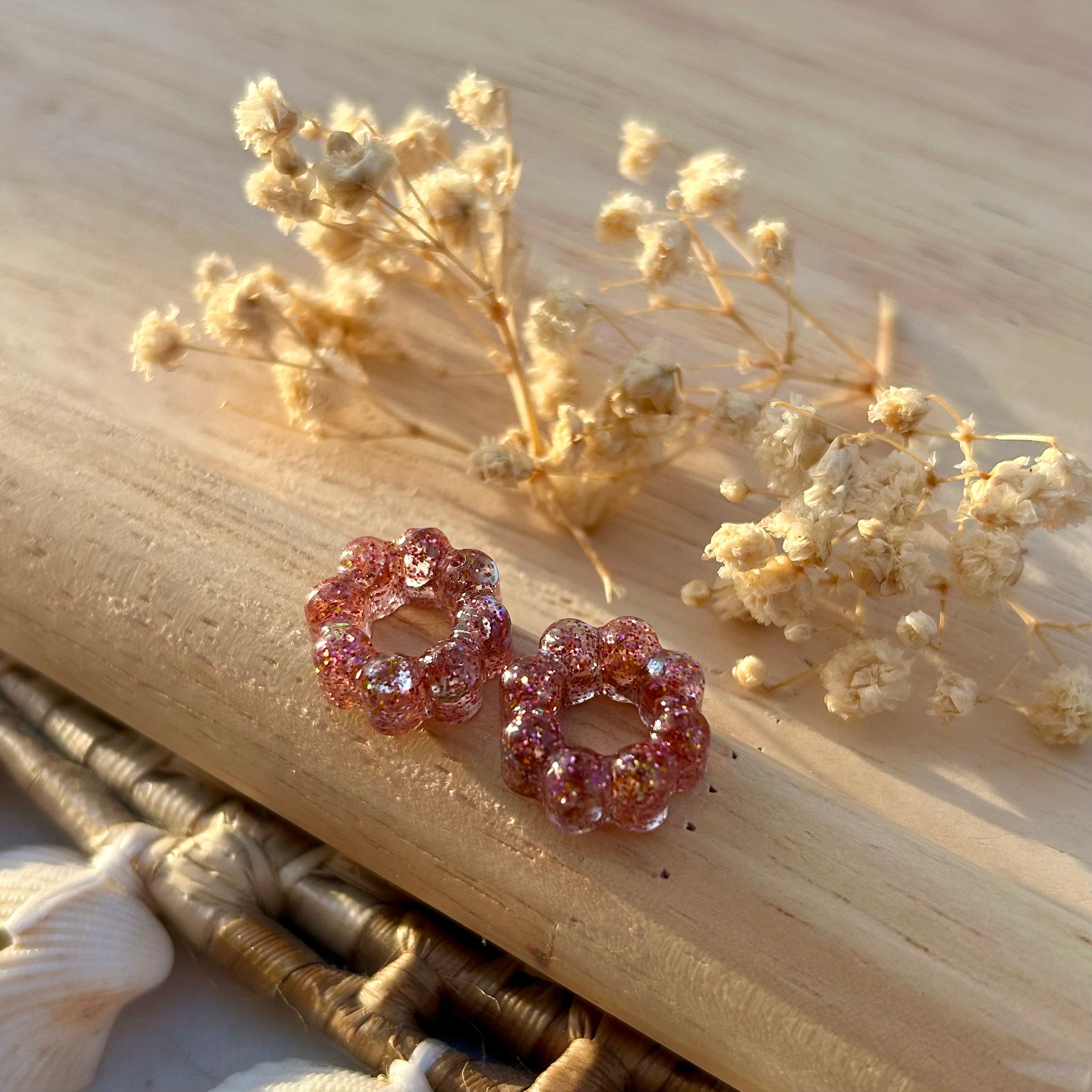 Mini Flora | Rose à paillettes