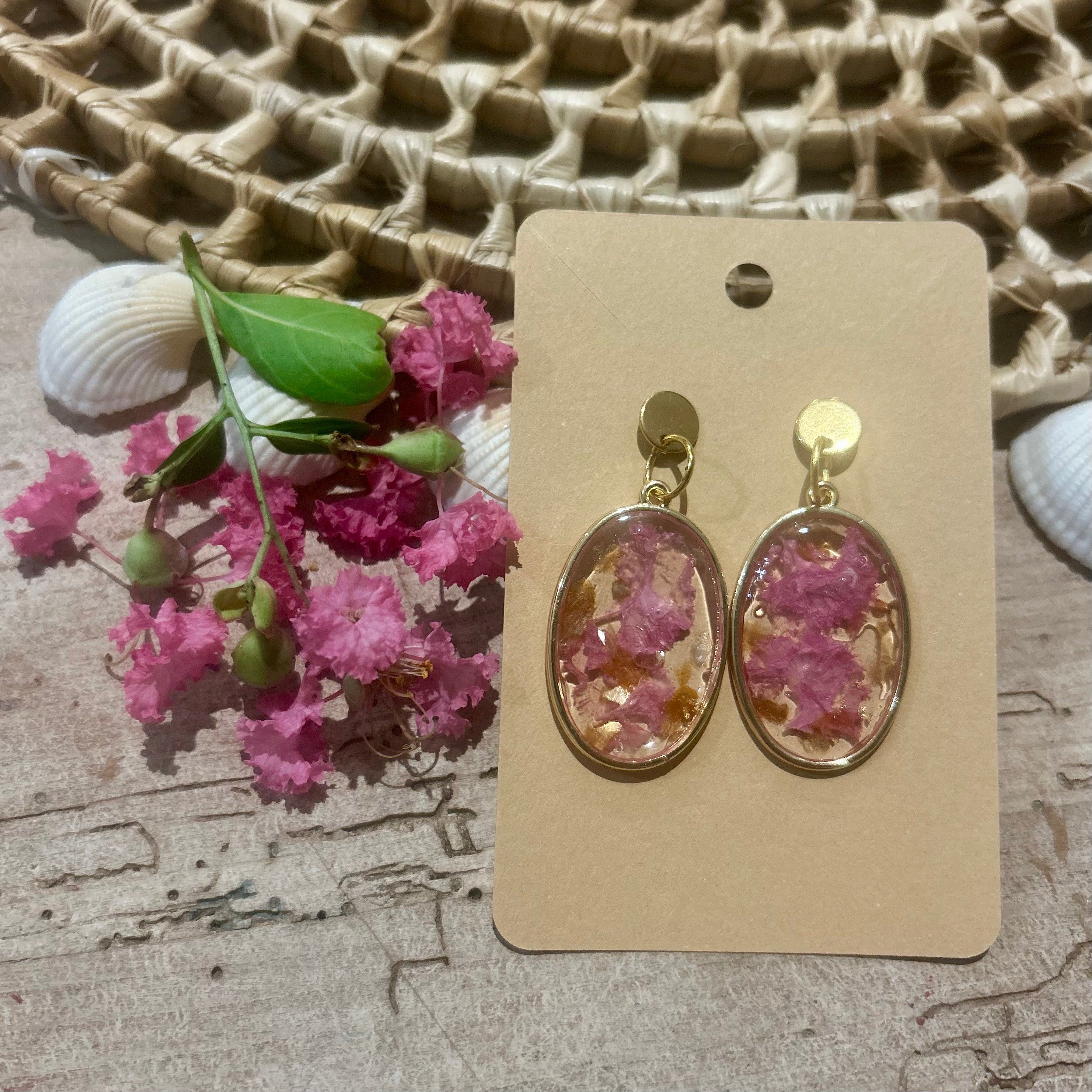 Ovale | Lilas des Indes & Feuilles d'or