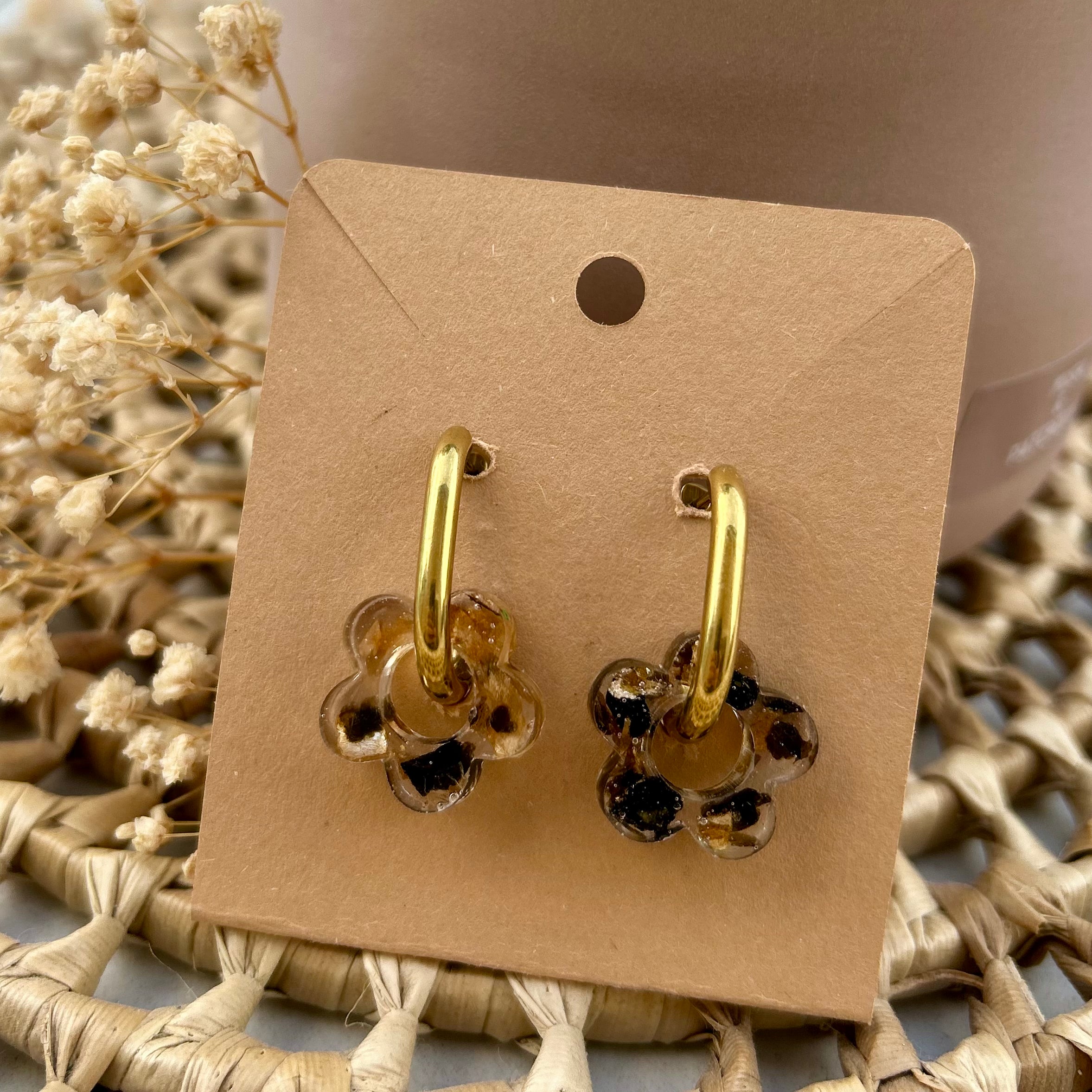 Fleur | Fragments noirs & dorés