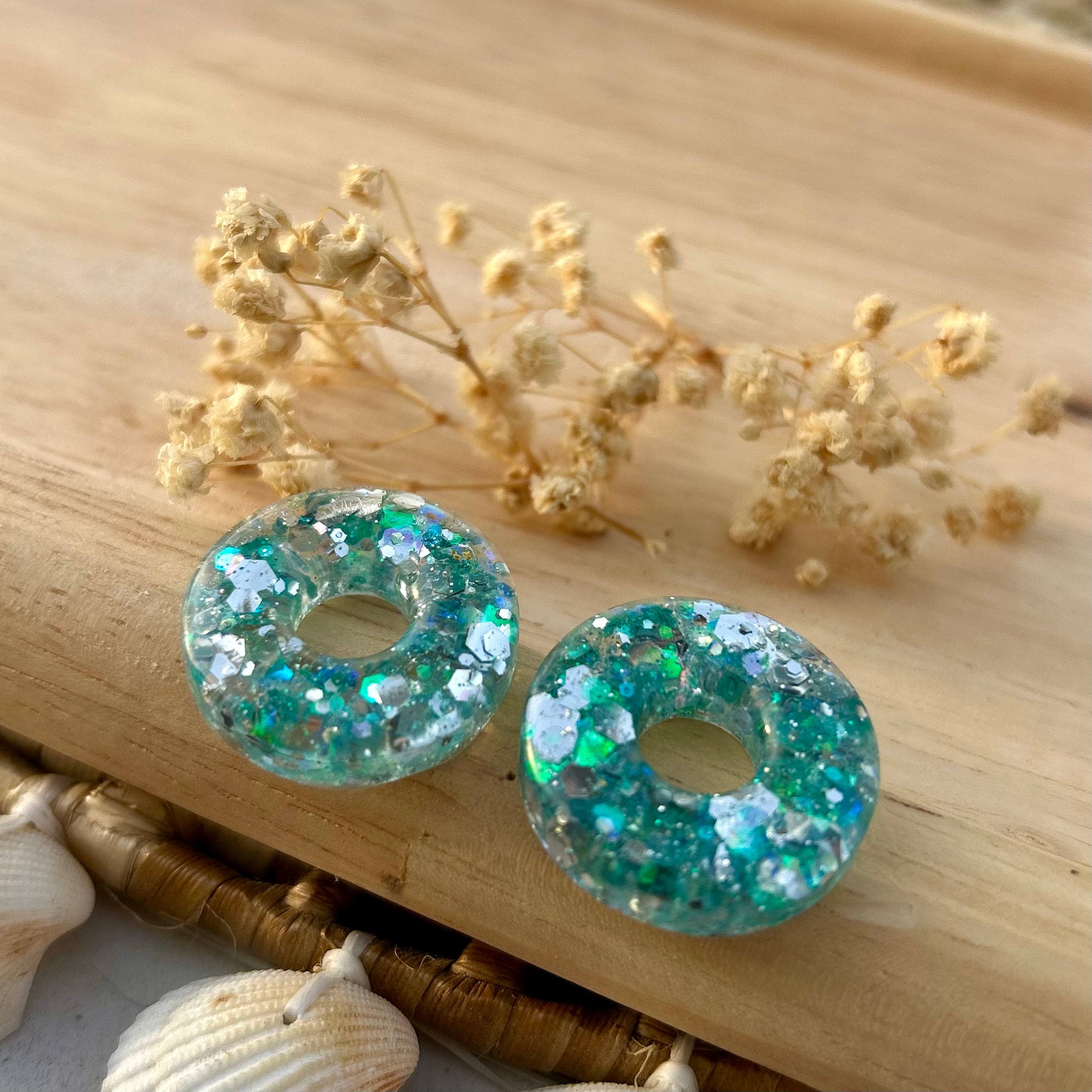 Donuts | Bleu à paillettes